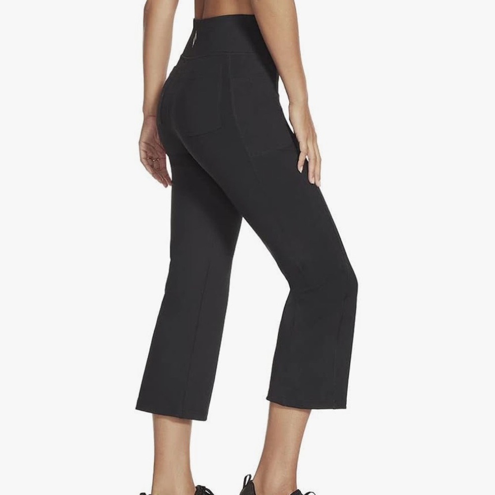 SKECHERS NWT GOWALK Size S High-Waisted Crop Pant Legging with Pockets - Picture 8 of 10